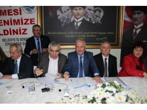 Zonguldak Belediyesi İle Belediye İş Sendikası Arasında Toplu İş Sözleşmesi İmza Töreni Gerçekleştirildi