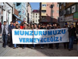 Tunceli’de Baraj Protestosu