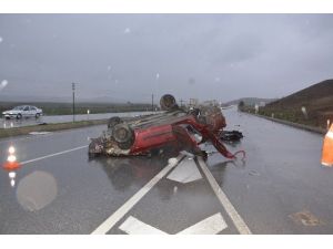 Sungurlu’da Trafik Kazası: 2 Yaralı
