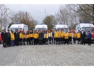 Karaman’da 4 Yeni Ambulans Hizmete Girdi