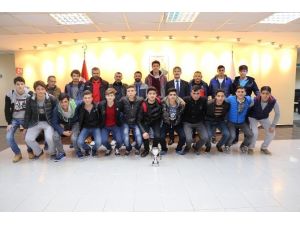 Başkan Şirin U17 Futbol Takımı’na Başarılar Diledi