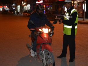 Korkuteli’de Gece Motosiklet Uygulaması
