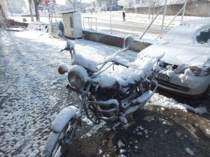 Malazgirt’te Kar Yağışı
