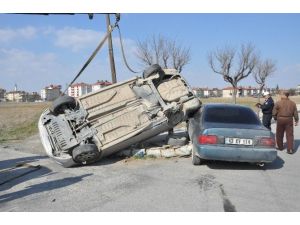 Akşehir’de Trafik Kazası: 1 Yaralı