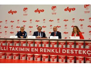 Milli Takım'ın 'renkli destekçisi' DYO ile sponsorluk anlaşması