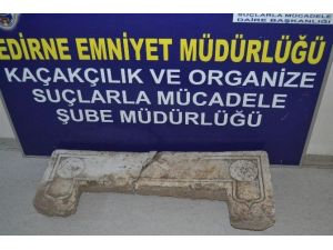 Edirne’de Tarihi Eser Kaçakçılığı Operasyonu