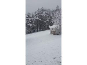 Yenice’de Kar Yağışı