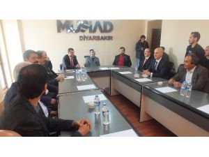 DÜ Rektörü Saraç’tan Musiad Diyarbakır Şubesine Ziyaret