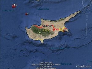 Kıbrıs’ta Bir Günde 3 Deprem