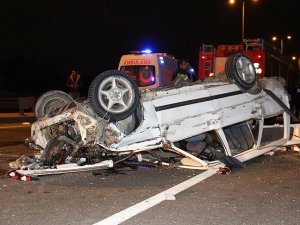 Başkent'te trafik kazası: 1 ölü, 4 yaralı