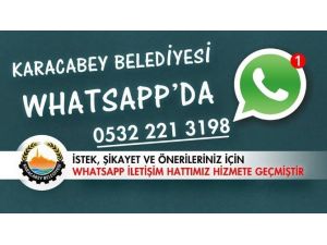 Karacabey Belediyesi Whatsapp’ta