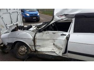 Tekirdağ’da Trafik Kazası: 2 Yaralı
