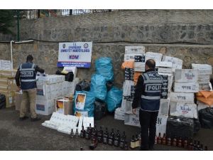Diyarbakır’da 132 Bin 660 Paket Kaçak Sigara Ele Geçirildi