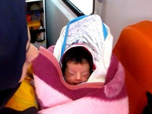 En Küçük Sığınmacı Eyisa Bebek İkinci Kez Kurtarıldı