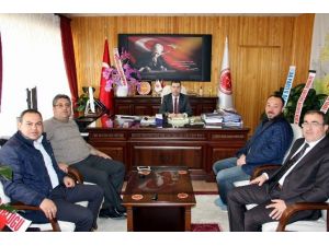 Çat Belediye Başkanı Duru, Özel İdare Genel Sekreteri Eldivan’ı Ziyaret Etti