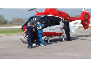 Ambulans Helikopter Aydın İçin Havalandı