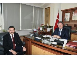 Polis Okulu Müdürü Nalçacı, Başkan Çakır’ı Ziyaret Etti