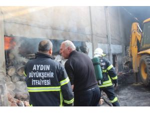 Aydın'da tekstil fabrikasında yangın