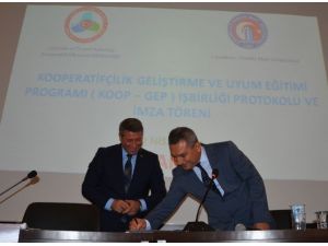 Kooperatif Genel Müdürlüğü İle ÇOMÜ Arasında İşbirliği Protokolü İmzalandı