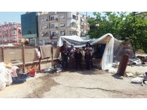 İstenmeyen Kiracı 4 Çocuğuyla Çadır Kurdu