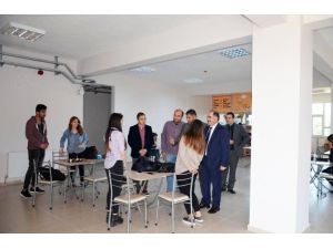Rektör Prof.dr. Osman Şimşek Saray Meslek Yüksekokulu’nu Ziyaret Etti