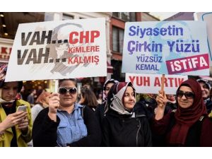 AK Partili Kadınlar CHP Lideri Kılıçdaroğlu’nu Protesto Etti