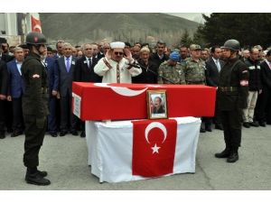 Bitlis’te Şehit Korucuya Hazin Tören