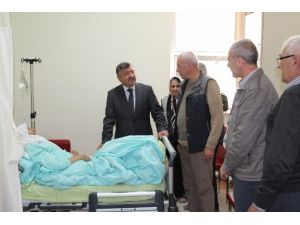Niğde Belediye Başkan Faruk Akdoğan’dan Hasta Ziyareti