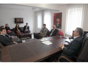 Stajer Öğretmenlerden Başkan Tutal’a Ziyaret