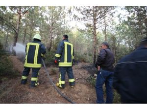 Beyşehir’de Ormanlık Alanda Çıkan Yangın Büyümeden Söndürüldü