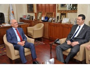 Tbf Genel Sekreteri Arsan, Başkan Yılmaz’ı Ziyaret Etti