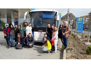 Afyonkarahisar’a Misafir Olarak Gelen Slovakya’lı Gençler Kentten Ayrıldı