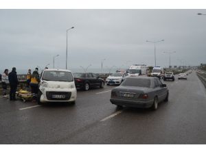 Trabzon’da Yağışlı Hava Zincirleme Trafik Kazalarına Neden Oldu