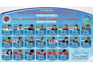 Satranç'ın gençleri Ordu'da büyük ustalarla yarışacak