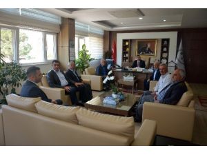 Muhtarlardan DSİ Böle Müdürü Özgür’e Ziyaret