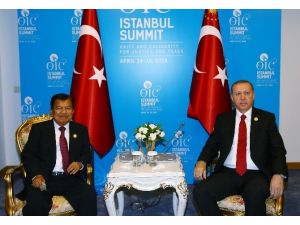 Cumhurbaşkanı Erdoğan Endonezya Cumhurbaşkanı 1. Yardımcısı Kala İle Görüştü