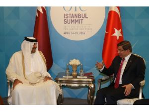 Başbakan Davutoğlu Katar Emiri Al Sani ile görüştü