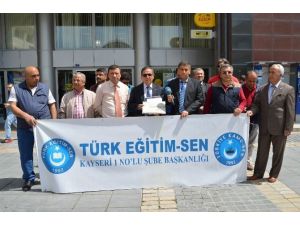 Türk Eğitim Sen 1 No’lu Şube Başkanı Ali Benli: