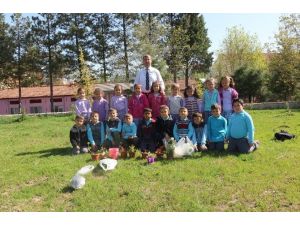 Atatürk İlkokulu’nda ’Okulumuz Bahar Kokuyor’ Projesi
