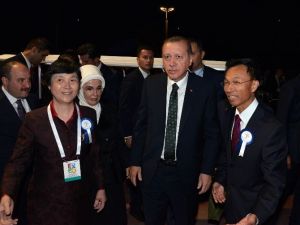 Cumhurbaşkanı Erdoğan, EXPO 2016’da Türk Bahçesini Gezdi