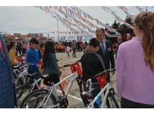 Sinop’ta 127 Adet Bisiklet Dağıtıldı