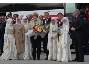 Merkel, Gaziantep'e geldi