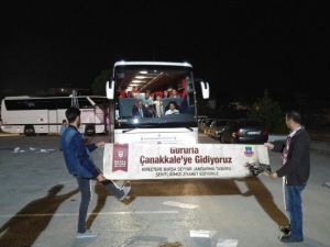 Çanakkale’ye 125 Otobüsle Bursa Çıkarması...