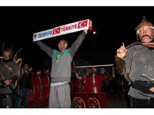 Şampiyon Bb Erzurum Spor’a Mehterli Karşılama