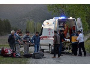 Tosya’da Motosiklet Kazası: 1 Yaralı