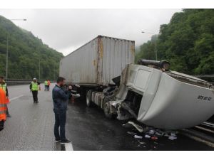 Bolu Dağı Tüneli’nde Trafik Kazası: 1 Yaralı