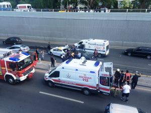 Başkent’te sıkışmalı kaza: 3 yaralı