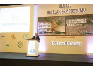 Bakan Eroğlu, ‘Ulusal Heyelan Sempozyumu’ açılışına katıldı