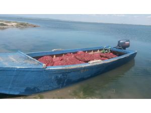 Ege'de kaçak canlı midyenin olduğu tekneye operasyon