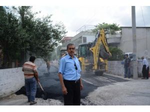 Osmaniye Belediyesi yolları asfaltlıyor